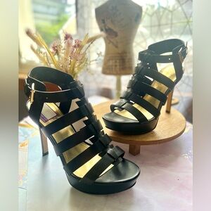 Mark fisher black heels size 8.5